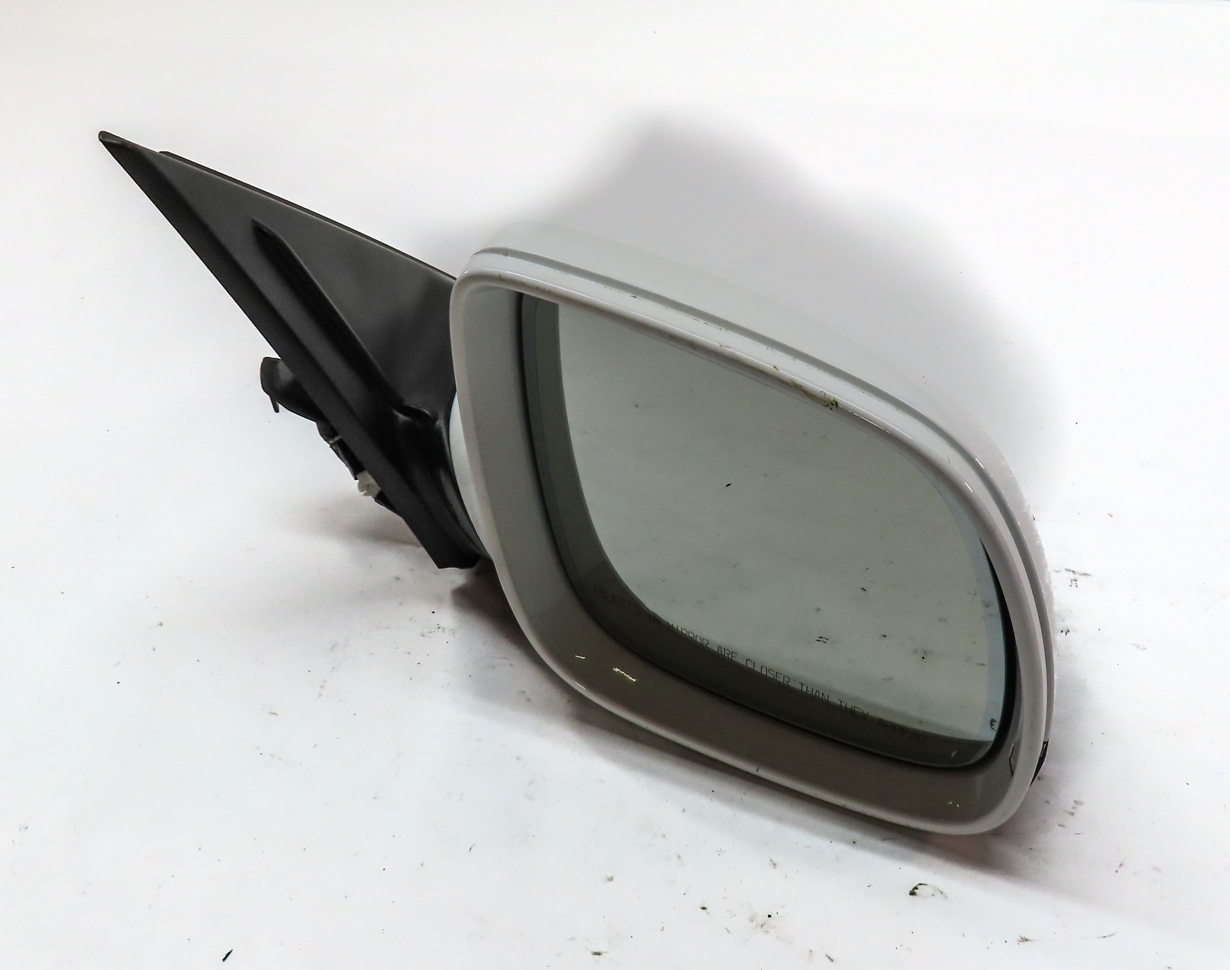 09-14 AUDI Q5 (8R) RIGHT P-FOLD HEAT AUTODIM MEMORY DOOR MIRROR w/ LIGHT (White) — exact item pictured